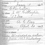 Muster Roll May + June 1863