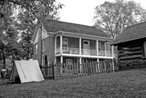 Clisby Austin House in Tunnel Hill Georgia. Used as a hospital during the civil war.